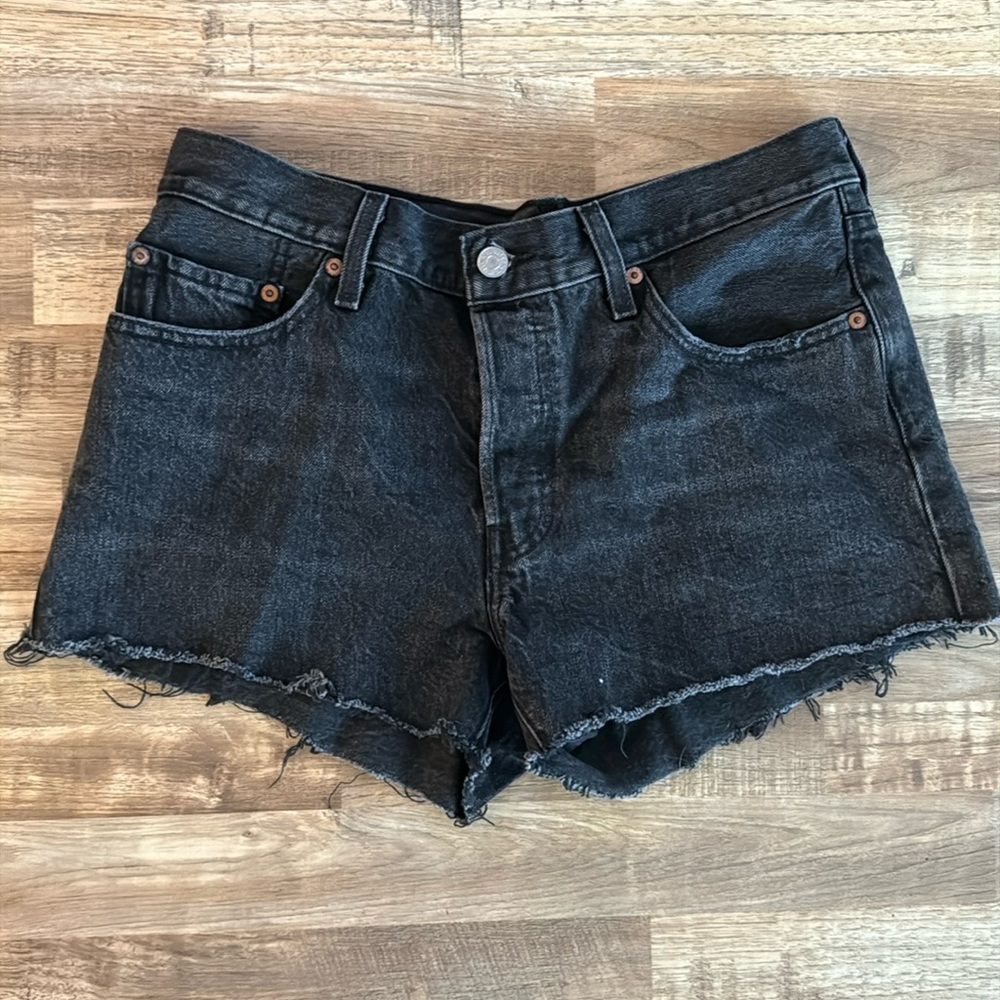 Levi’s Black Denim Shorts